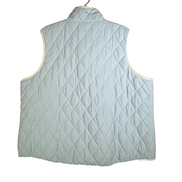 Coldwater Creek Quilted Puffer Vest Full Zip 2X - Picture 3 of 4